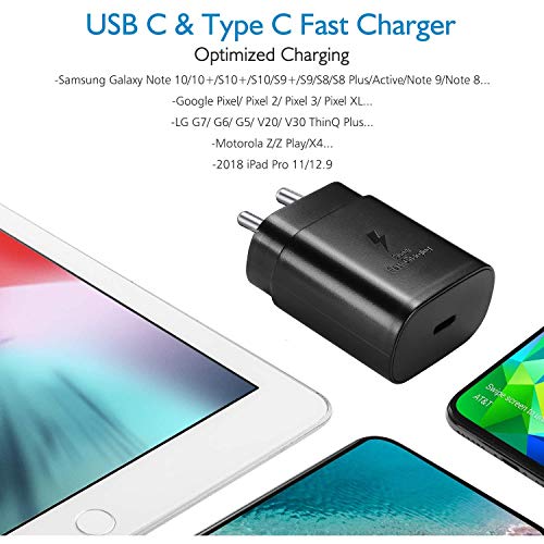 Samsung Original 25W USB Travel Type C Adapter for Cellular Phones, Black image 3