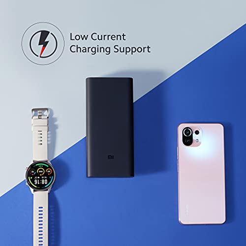 MI Power Bank Hypersonic 20000mAh 50W Lithium Polymer Supports Laptop Charging 50W Mobile Charging | Power Delivery 3.0 Fast Charging | Triple Output Port (Black) image 5