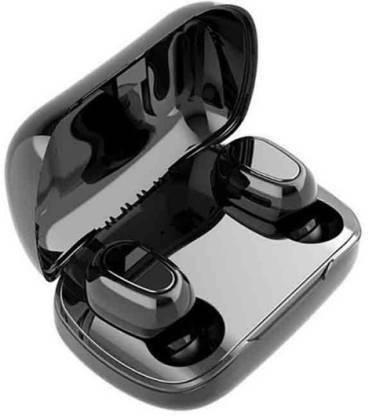 TWS- i 21 - Bluetooth Headset(Black, True Wireless) image 0