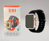Android S8 Ultra Smart Watch 4G Network Series S8 - Black image