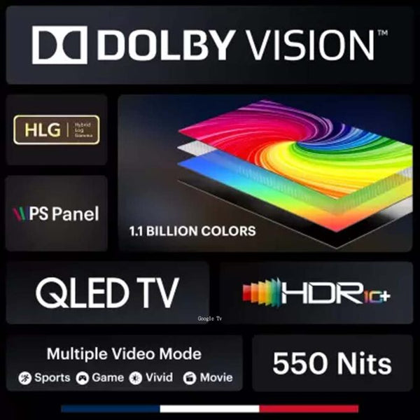 G'TEC Android Google Tv 108 cm (43 inches) Crystal Smart 4K Ultra HD Smart LED TV image 5