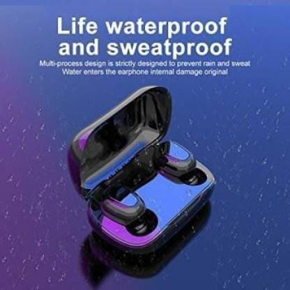 TWS- i 21 - Bluetooth Headset(Black, True Wireless) image 3