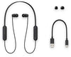 Sony WI-C200 Wireless Headphones with 15 Hrs Battery Life, Quick Charge, Magnetic Earbuds for Tangle Free Carrying, BT ver 5.0,Work from home, In-Ear Bluetooth Headset with mic for phone calls (Black) image 4