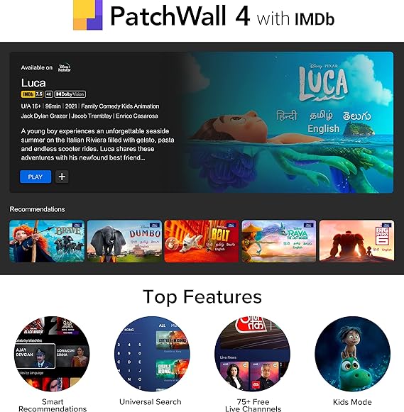 REDMI 108 cm (43 inch) Ultra HD (4K) LED Smart TV(L43R7-7AIN) image 10