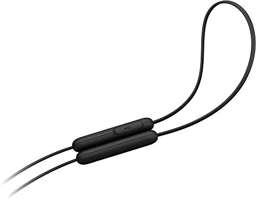 Sony WI-C200 Wireless Headphones with 15 Hrs Battery Life, Quick Charge, Magnetic Earbuds for Tangle Free Carrying, BT ver 5.0,Work from home, In-Ear Bluetooth Headset with mic for phone calls (Black) image 7