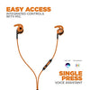 boAt Bassheads 242 in Ear Wired Earphones with Mic(Orange) image 4