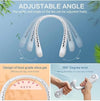 Hanging Neck Fan - 3 Adjustable Gears - Power Button & Fan Speed Selection | Type C USB Port Input | Dual Motor Hands-Free Cooling image 6