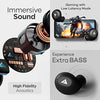 Boult Audio AirBass PowerBuds TWS Earbuds with 120 Hours Total Playtime, Inbuilt Powerbank, Type-C Fast Charging and IPX7 Fully Waterproof (Black image 4