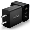 65W CMF for Nothing Gan Trio Charger Adapter | 3 Port USB Type C to A Fast Wall Charging Adaptor Compatible with CMF Phone 1/Nothing Phone 2a Plus/2A/Phone 2/Samsung Galaxy S24 Ultra image 0