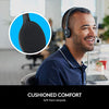 Logitech H111 Wired On Ear Headphones With Mic Black image 2