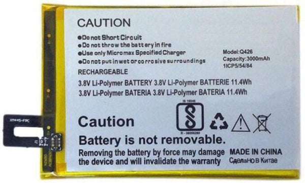 Original Compatible Battery For Canvas Mega 2 Q4263000mAh Genuine Battery image 0