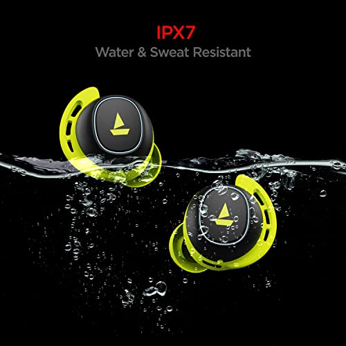boAt Airdopes 441 True Wireless Earbuds with Upto 30 Hours Playback, boAt Signature Sound, IWP™ Technology, IPX7, BT v5.0, Type-c Interface and Capacitive Touch Controls(Spirit Lime) image 3