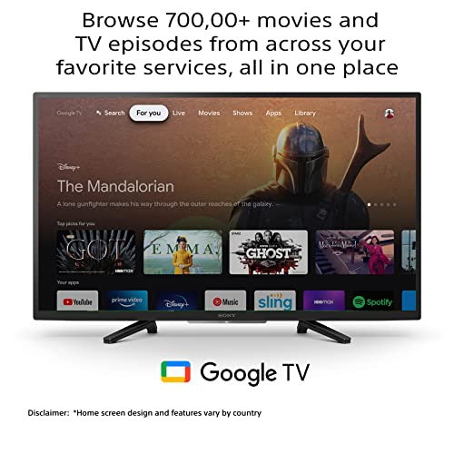 Sony Bravia 80 cm (32 inches) HD Ready Smart LED Google TV KD-32W820K (Black) (2022 Model) | with Alexa Compatibility image 1