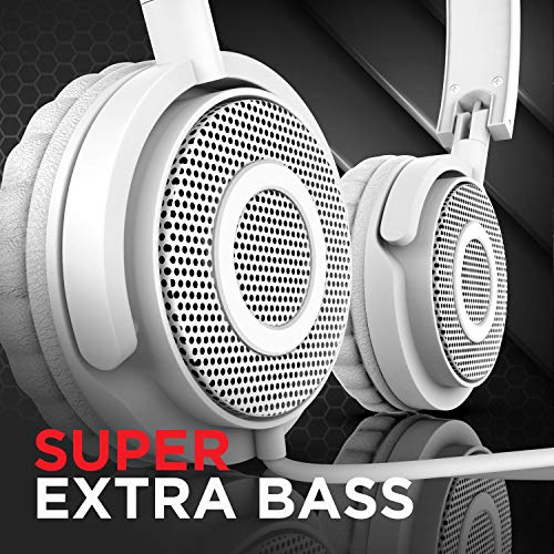 boAt Bassheads 900 Wired On Ear Headphones with Mic (Pearl White) image 4