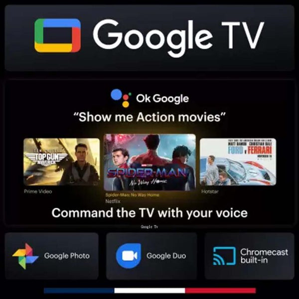 G'TEC Android Google Tv 108 cm (43 inches) Crystal Smart 4K Ultra HD Smart LED TV image 4