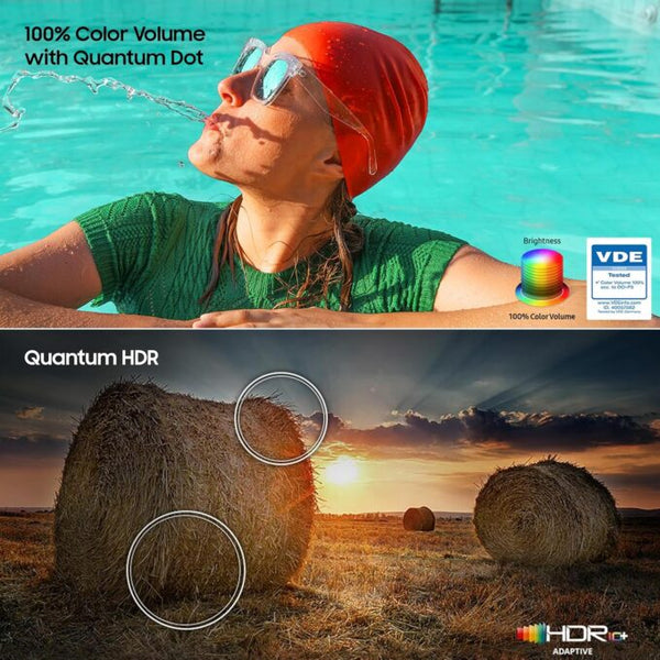 Samsung 138 cm (55 inches) Q60C 4K Ultra HD QLED Smart TV with Quantum HDR Technology, 3D Surround Sound image 9