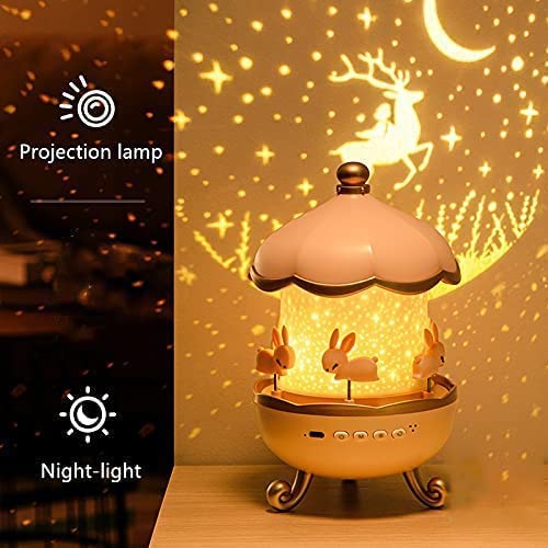 Star Projector Night Light Projector, 360° Rotating Baby Light Projector USB Light for Kids,6 Films Sensory Lights for Babies,Kids Night Light Projector,5 Colors Baby Night Light image 8