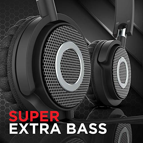 boAt Bassheads 900 Wired On Ear Headphones with Mic (Carbon Black) image 4