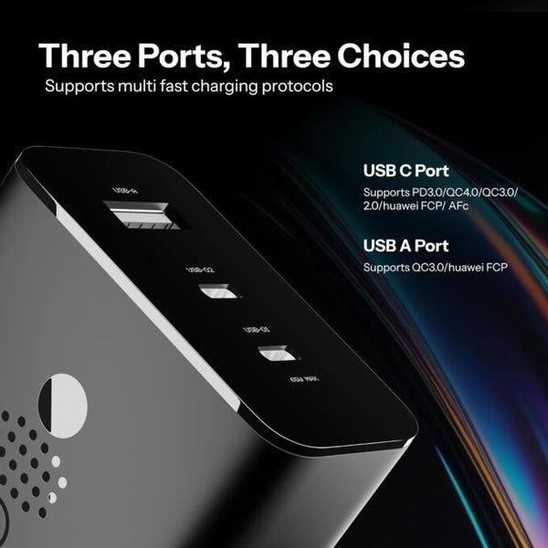 65W CMF for Nothing Gan Trio Charger Adapter | 3 Port USB Type C to A Fast Wall Charging Adaptor Compatible with CMF Phone 1/Nothing Phone 2a Plus/2A/Phone 2/Samsung Galaxy S24 Ultra image 2