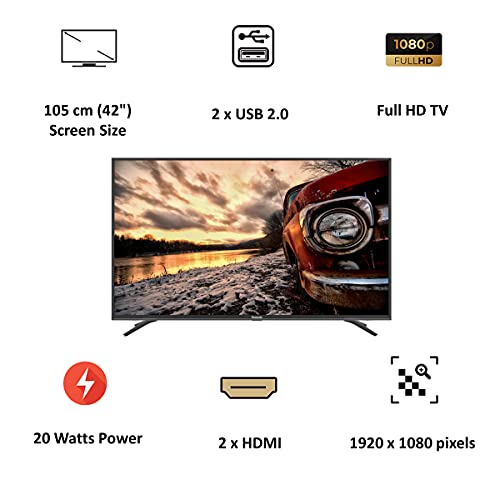 Panasonic Viera 105cm (42 Inch) Full HD LED Android Smart TV (Dolby Digital, TH-42JS660DX, Black) image 1