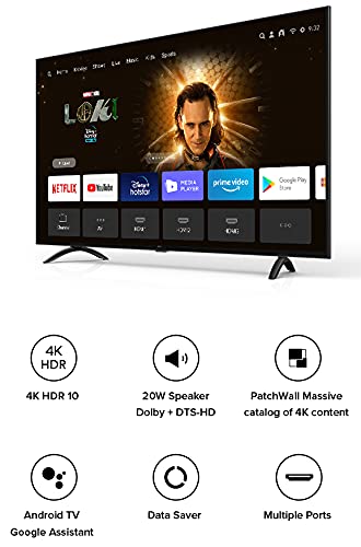 Mi 108 cm (43 Inches) 4K Ultra HD Android Smart LED TV 4X | L43M4-4AIN (Black) image 9