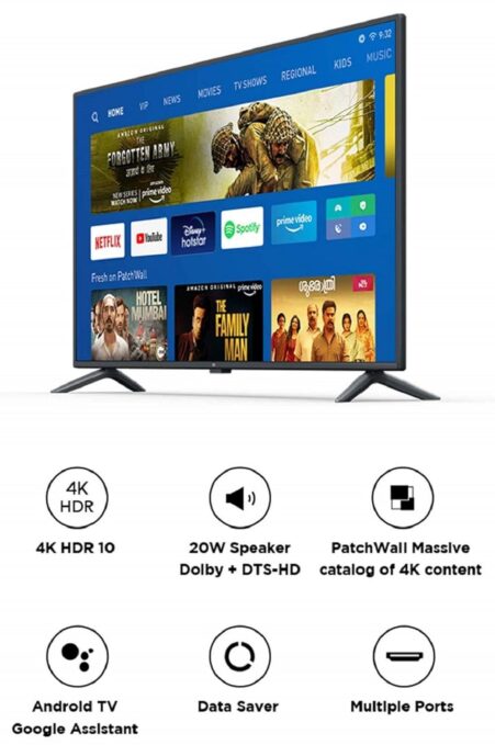 Mi 125.7 cm (50 Inches) 4K Ultra HD Android Smart LED TV | L50M5-5AIN (Black) image 13