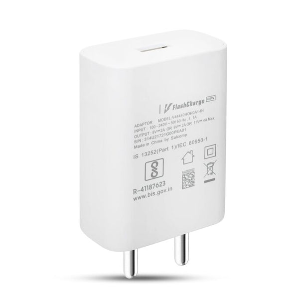 Original Vivo 44W Flash Charge Adapter USB-A, Compatible with Vivo V30/V30 Pro/X100/T3 5G/Neo 6/Z7/Z7 Pro/V23/V23e/V23 Pro/V25/V25e/V25 image 2