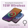 Boat EnergyShroom PB331 (Magsafe) 10000mAh Magnetic Wireless Powerbank, 15W Wireless & 22.5W Wired Charging for (iPhone 16, 15, 14, 13 & 12, Android & Other Qi Enabled Devices) (Purple) image 3