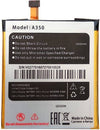 Original Compatible Battery For Micromax Canvas KnightA3502500mAh Genuine Battery image 0