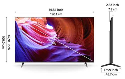 Sony Bravia 215 cm (85 Inches) 4K Ultra HD Smart LED Google TV KD-85X85K (Black) image 5