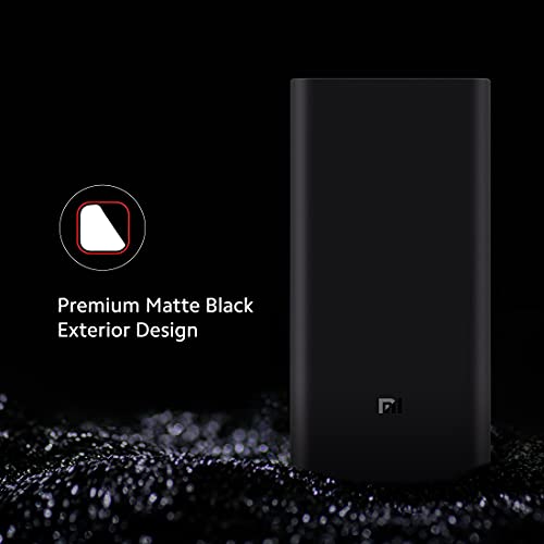 MI Power Bank Hypersonic 20000mAh 50W Lithium Polymer Supports Laptop Charging 50W Mobile Charging | Power Delivery 3.0 Fast Charging | Triple Output Port (Black) image 7