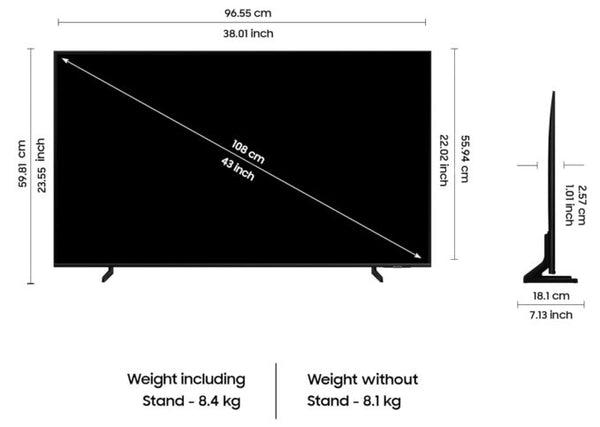 Samsung 108 cm (43 inches) 4K Ultra HD Smart QLED TV image 8