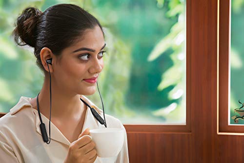 Sony WI-C200 Wireless Headphones with 15 Hrs Battery Life, Quick Charge, Magnetic Earbuds for Tangle Free Carrying, BT ver 5.0,Work from home, In-Ear Bluetooth Headset with mic for phone calls (Black) image 5