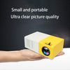 Mini Projector With Hdmi Cable,50 Lumens,Compact And Portable,Yellow image 5