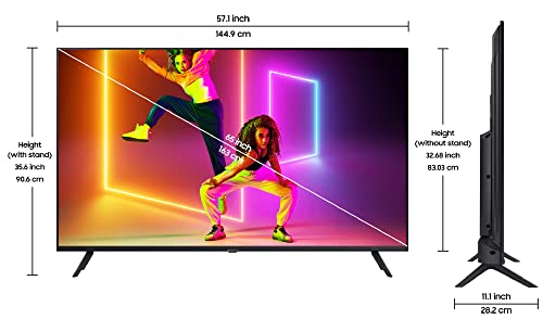 Samsung 163 cm (65 inches) Crystal 4K Series Ultra HD Smart LED TV UA65AUE60AKLXL (Black) image 4