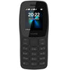 Nokia 110 Dual sim Keypad Phone | with Wireless FM Radio, Free Earphone, Snake Game - Black image