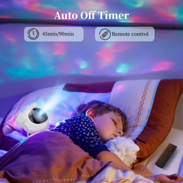 Night Lamp, Astronaut Galaxy Projector Night Light, with Remote Control Timer 360° Adjustable Kids Astronaut Led Lamp for Baby Adults Bedroom, Gaming Room, Home Party Multi color image 1