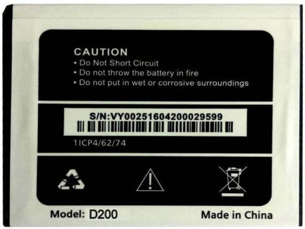 Original Compatible Battery For Bolt D200 1800mAh Genuine Battery image 0