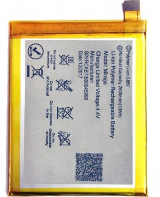 Original Compatible Battery For LYF Water 92600mAh Genuine Battery image 0