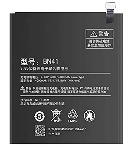 Full Capacity Original BN41 Battery for Redmi Mi Note 4 / Note 4X (4000mah 3 Months Warranty) image 0