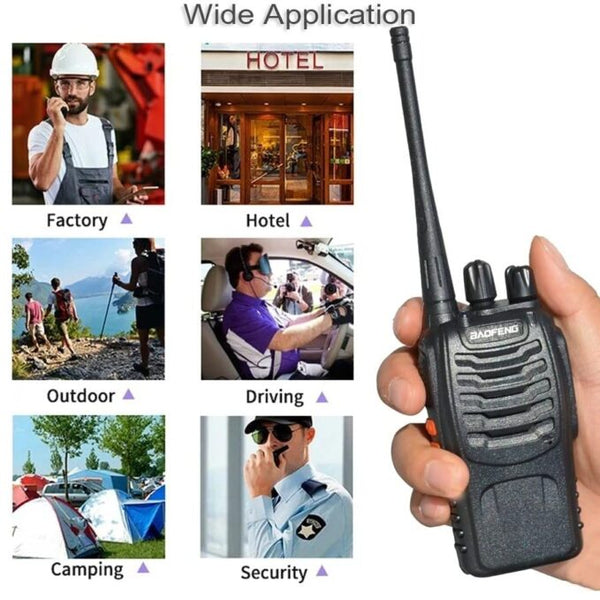 Walkie Talkie for Kids Light Weight with Rechargeable Battery - 2 Way Radio Fun and - Set of 2 - Black Playtime Adventure for Kids and All Ages image 2