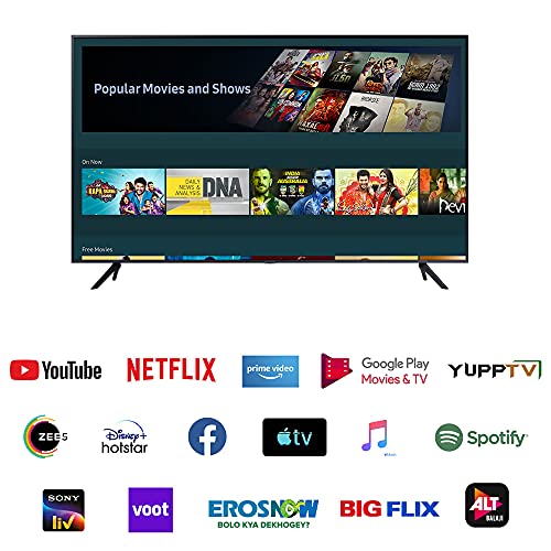 Samsung 139.7 cm (55 inches) 4K Ultra HD Smart LED TV UA55AU7700KLXL (Titan Gray) image 2
