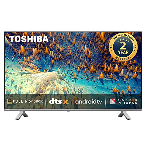Toshiba 108 cm (43 inches) V Series Full HD Smart Android LED TV 43V35KP (Silver) image 0