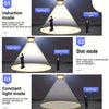 Outdoor Solar Interaction 2 LED Wall Lamp with Motion Sensor Wireless Auto Chargeable Dusk to Dawn Exterior Lamps for Front Porch and Garden (Warm Light,) image 6