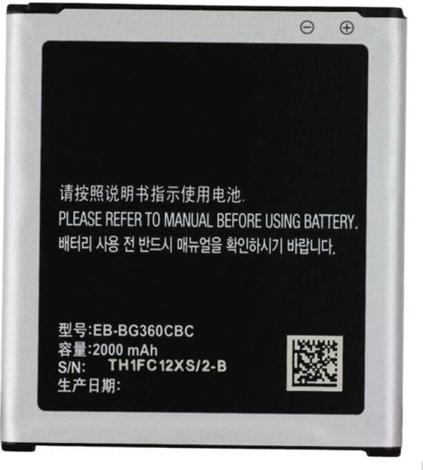 Original Compatible Battery For Samsung Galaxy Core Prime / Samsung Galaxy J2 / G360 / G361 / G3608 / EB-BG360CBU2000mAh Genuine Battery image 0