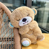 Baby Sound Light Bear Soothe Breathing, Sensory Details Music Lights Rhythmic Breathing Motion Musical for Children to Relax and Sleep Baby Toy Plush Best Gift for Kids image 10