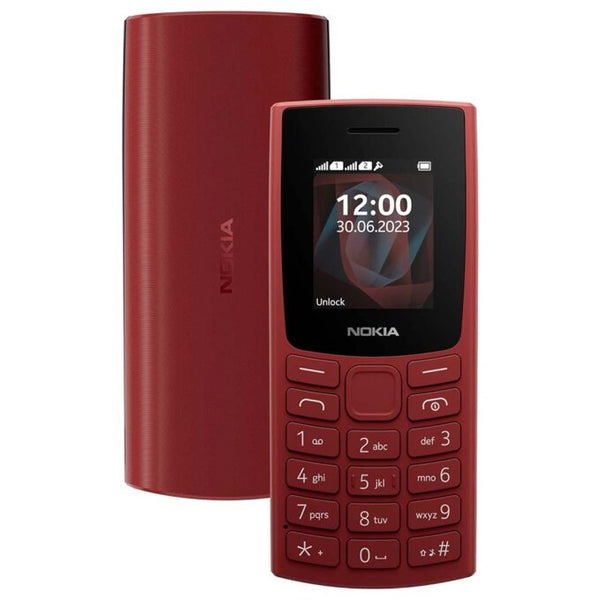 Nokia 105 Dual SIM, Keypad Mobile Phone with Wireless FM Radio - Red image