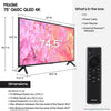 SAMSUNG 75-Inch Class QLED 4K Q60C Series Quantum HDR, Dual LED, Object Tracking Sound Lite, Q-Symphony, Motion Xcelerator, Gaming Hub, Smart TV with Alexa Built-in (QN75Q60C, 2023 Model) image 8