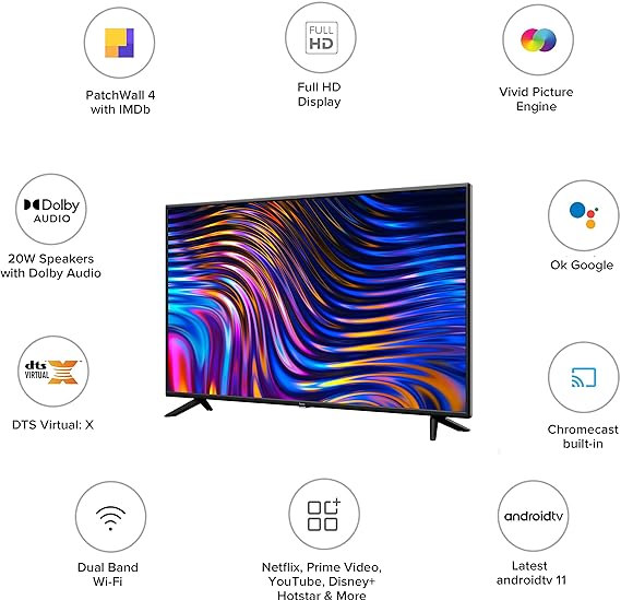REDMI 108 cm (43 inch) Ultra HD (4K) LED Smart TV(L43R7-7AIN) image 11