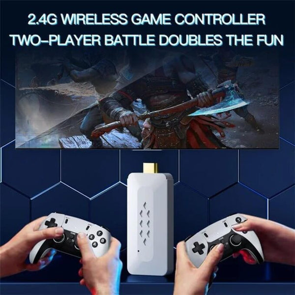 M22 Retro Game Stick - Wireless HD, 52 Emulators, 30,000+ Games, 64GB, Classic Edition with Takken/GTA Vcity/God of War image 3